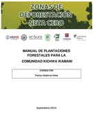 Manual de plantaciones forestales