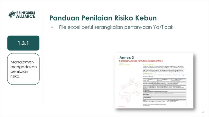 ID - 1.3 Risk assessment and management plan