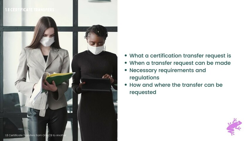 1.8 Certificate Transfer